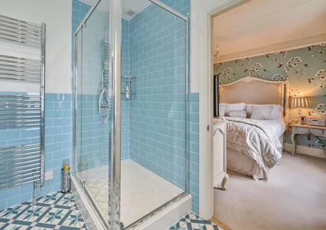 Bedroom #1 en-suite shower room at The Town House at Muntham, Torquay
