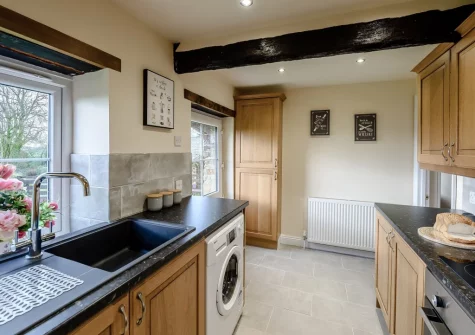 The kitchen at The Trappings, Langtree