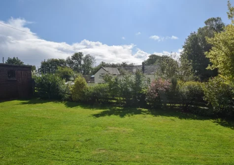 The enclosed garden at The Trappings, Langtree