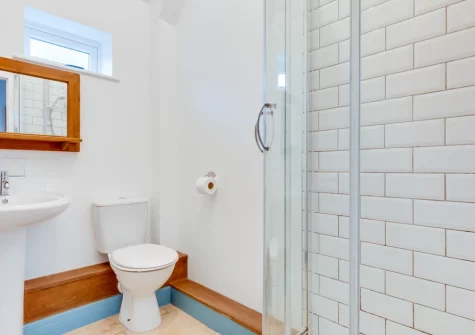 The shower room at The Trefanny Inn, Trefanny Hill