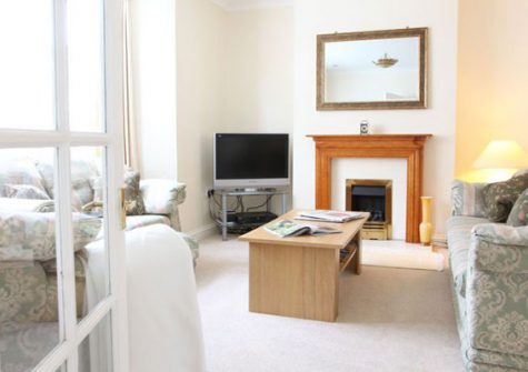 The living area @ The View, Newquay