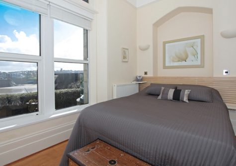 Bedroom 1 @ The View, Pentowan House, Newquay