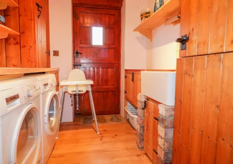 The utility room at The Wagon House, Tresmeer