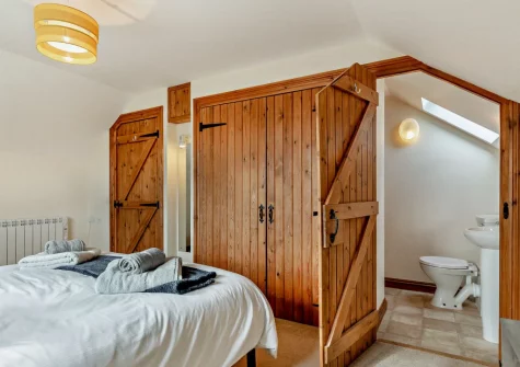 Bedroom #1 at The Wash House, Cannalidgey Farm, St Issey