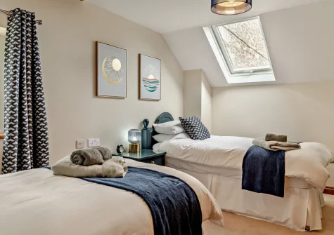 Bedroom #2 at The Wash House, Cannalidgey Farm, St Issey