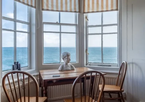 The living room at The Watch House, Coverack
