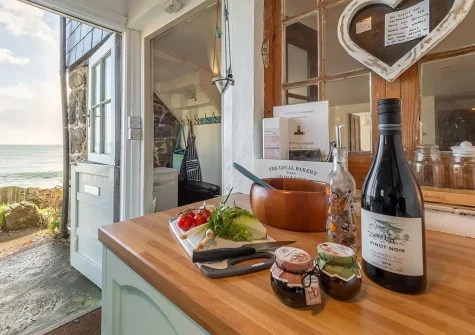 The kitchen at The Watch House, Coverack