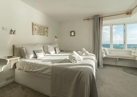 Bedroom #1 at The Watch House, Coverack