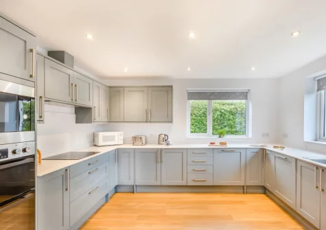 The kitchen at The Willows, South Molton