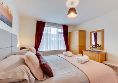 Bedroom #1 at The Willows, South Molton