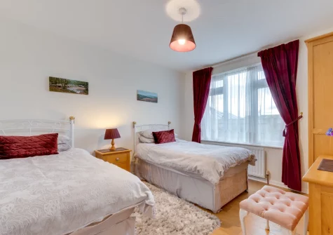 Bedroom #2 at The Willows, South Molton