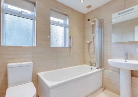 The bathroom at The Willows, South Molton