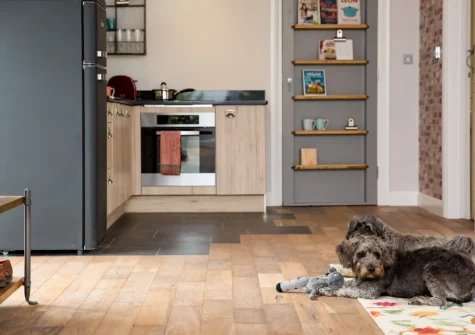 The kitchen at The Workshop, High Bickington
