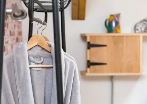 The sleeping area at The Workshop, High Bickington