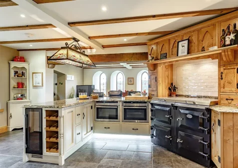 The kitchen at Thimble Hall, Latchley
