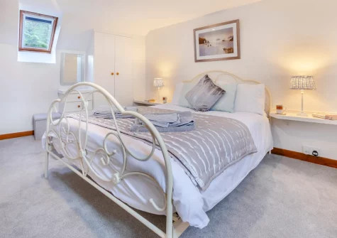 Bedroom #1 at Thistledown Cottage, Poughill