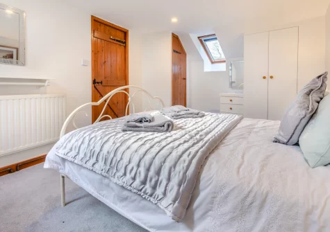 Bedroom #1 at Thistledown Cottage, Poughill