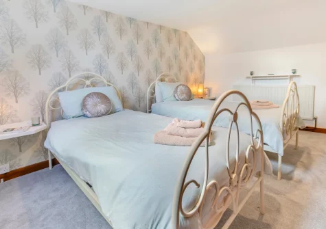 Bedroom #1 at Thistledown Cottage, Poughill