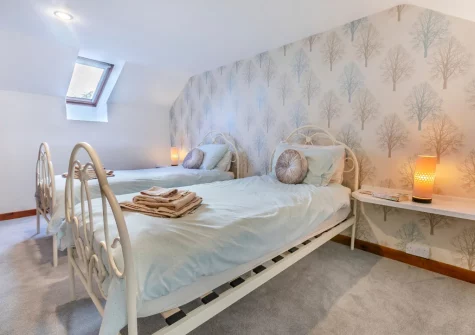 Bedroom #2 at Thistledown Cottage, Poughill
