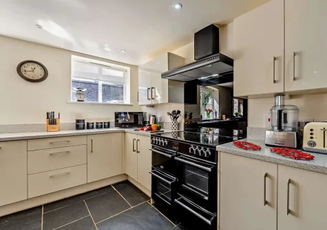 The kitchen at Thornewidger Barn, Stibb Cross