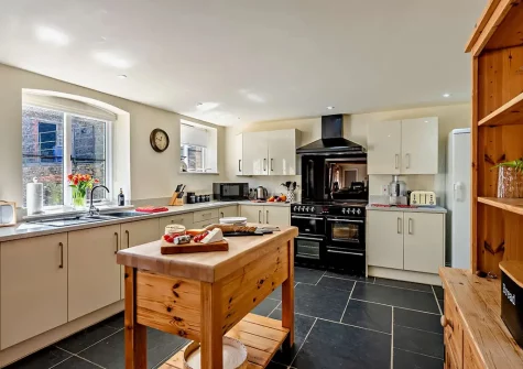 The kitchen at Thornewidger Barn, Stibb Cross