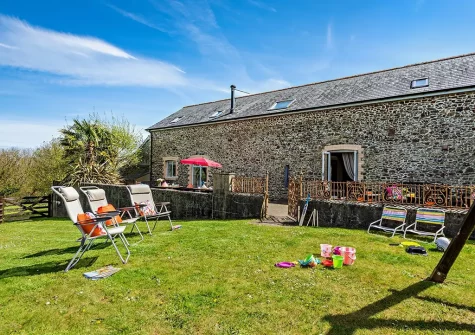 The garden has plenty of space for children to enjoy playing games