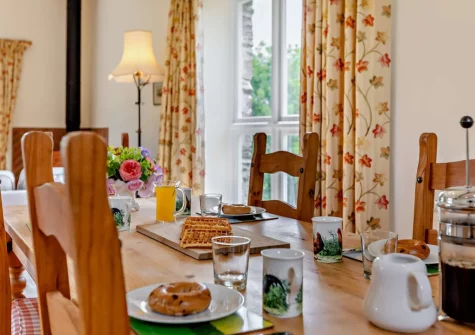The dining area at Threshers Barn, East Anstey