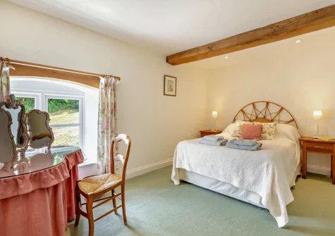 Bedroom #1 at Threshers Barn, East Anstey