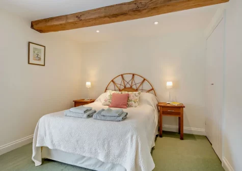 Bedroom #1 at Threshers Barn, East Anstey