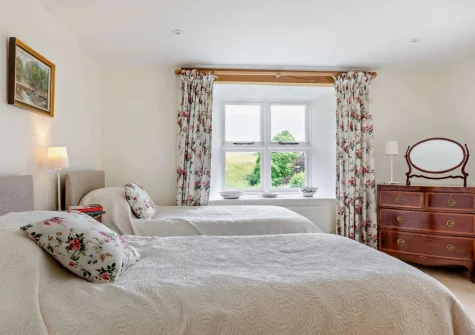 Bedroom #2 at Threshers Barn, East Anstey