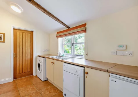 The utility room at Threshers Barn, East Anstey