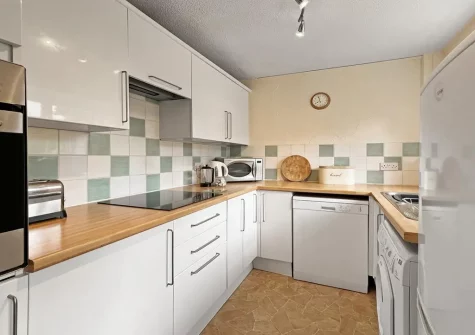 The kitchen at Threshing Barn, Lower Hearson Farm, Swimbridge