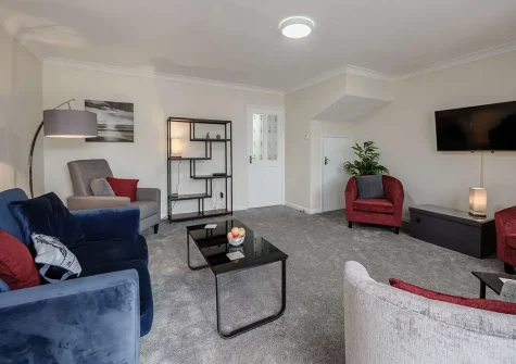 The living area at Tidal Reach, Bideford