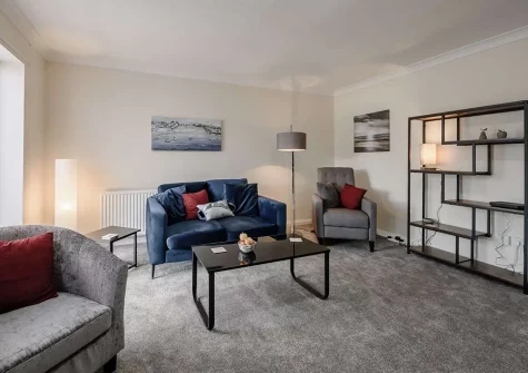 The living area at Tidal Reach, Bideford