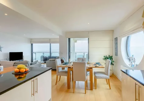 The kitchen & dining area at Tidal Rest, Westward Ho!