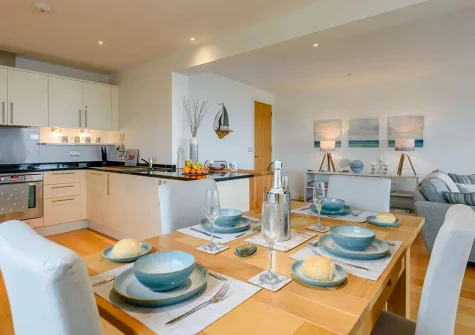 The kitchen & dining area at Tidal Rest, Westward Ho!