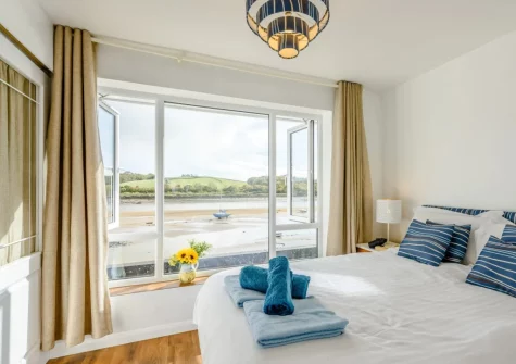 Bedroom #1 at Tide Side, Bideford