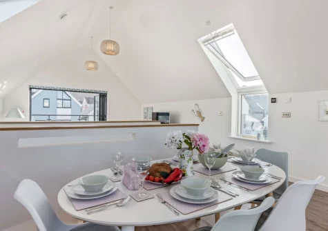 The dining area at Tides 45, Westward Ho!
