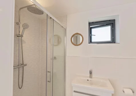 Bedroom #2 en-suite shower room at Tides 45, Westward Ho!
