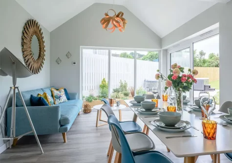 The dining area at Tides At Instow, Instow