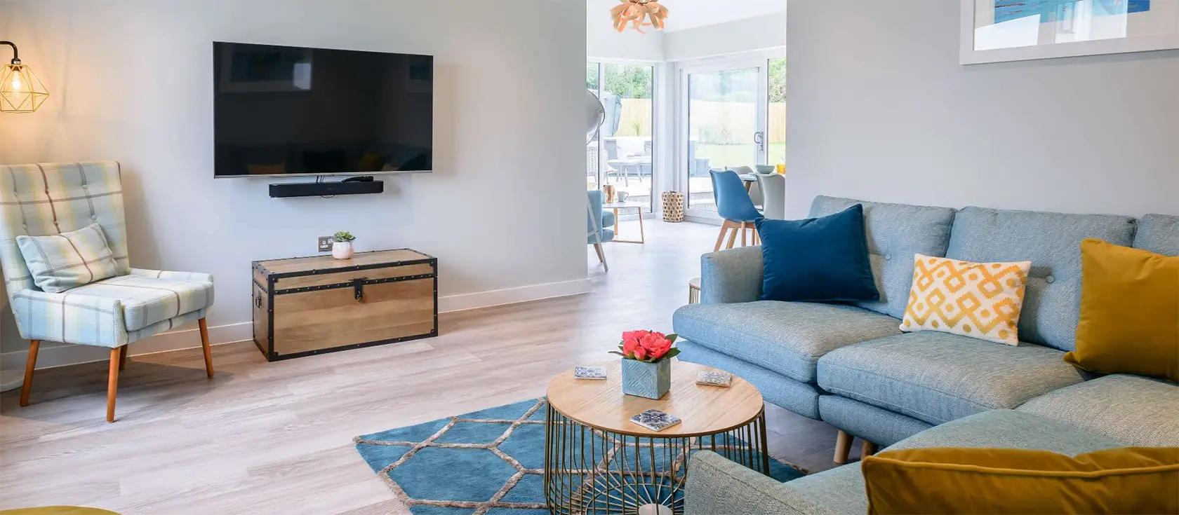 Tides At Instow, Instow is a luxurious 4-bedroom home with stunning interiors, private hot tub, spacious garden, and easy access to Instow's beach and village amenities. Near the South West Coast Path, it's perfect for family retreats in North Devon.