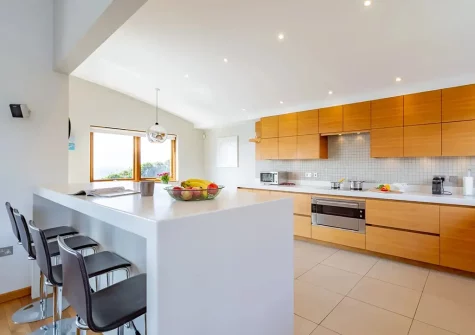 The kitchen at Tides, Ilfracombe