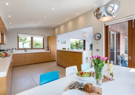 The kitchen & dining area at Tides, Ilfracombe