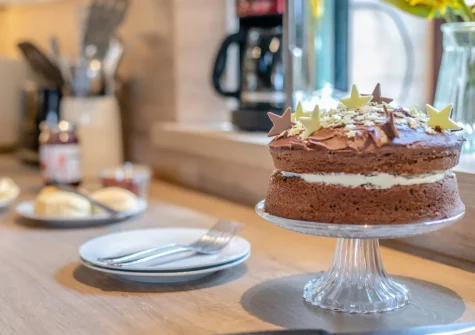 The kitchen at Tillislow Barn, Virginstow