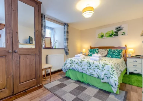 Bedroom #1 at Tillislow Barn, Virginstow