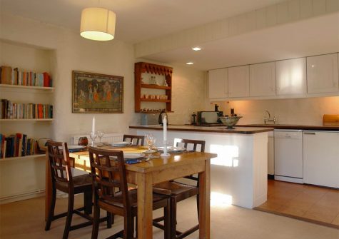 The dining area at Tom, Blisland