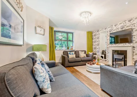 The living area at Top Mast, Charlestown