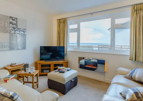 The living area at Torbay View at Dolphin Court, Brixham