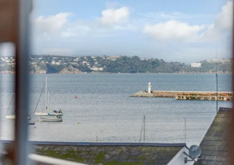 The view from the living area at Torbay View at Dolphin Court, Brixham