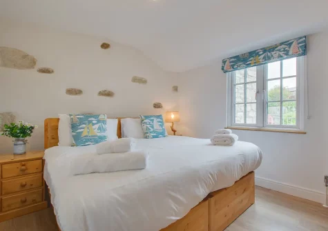 Bedroom #2 at Torleven House, Porthleven